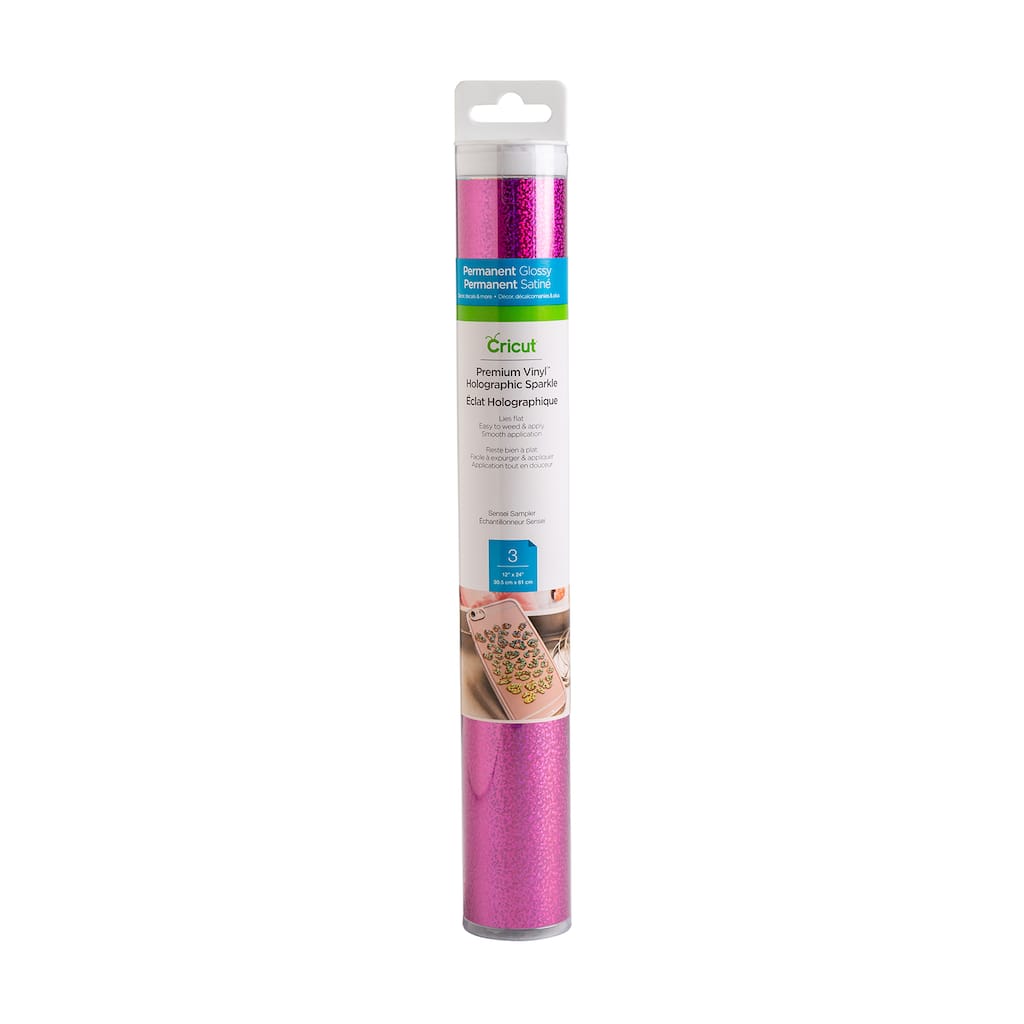 Shop The Cricut Premium Vinyl Cherry Fiz Holographic Sparkle Sampler At Michaels